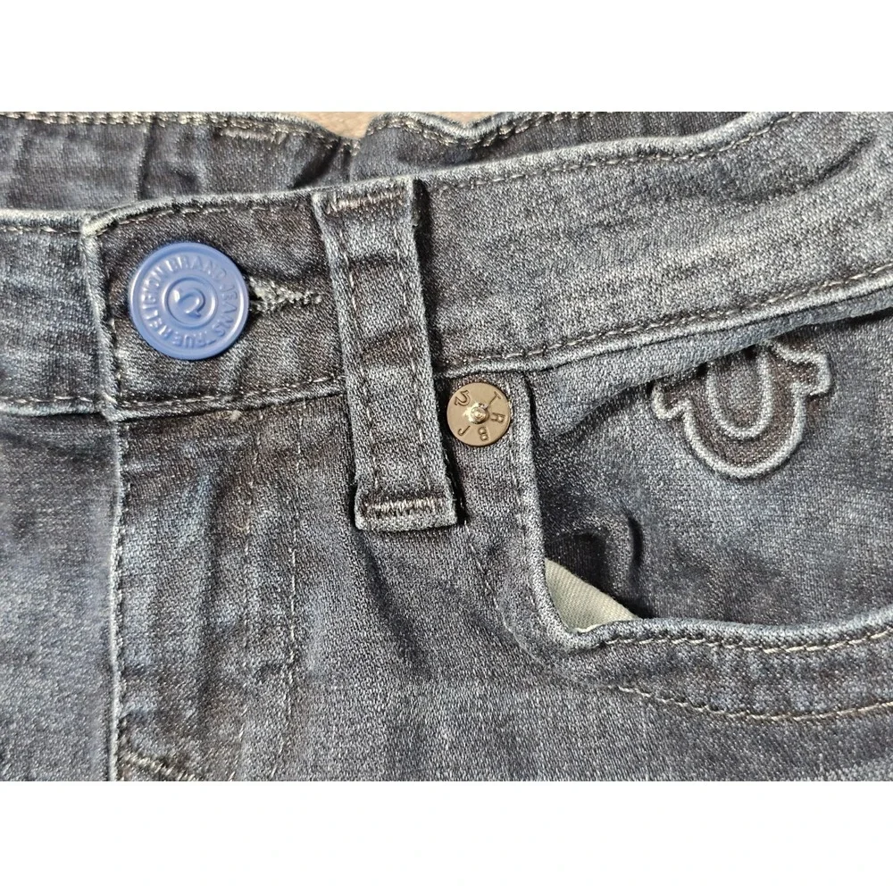 True Religion‎ Kids Rocco Skinny Jeans Girls Size 8 Blue Stretch Denim